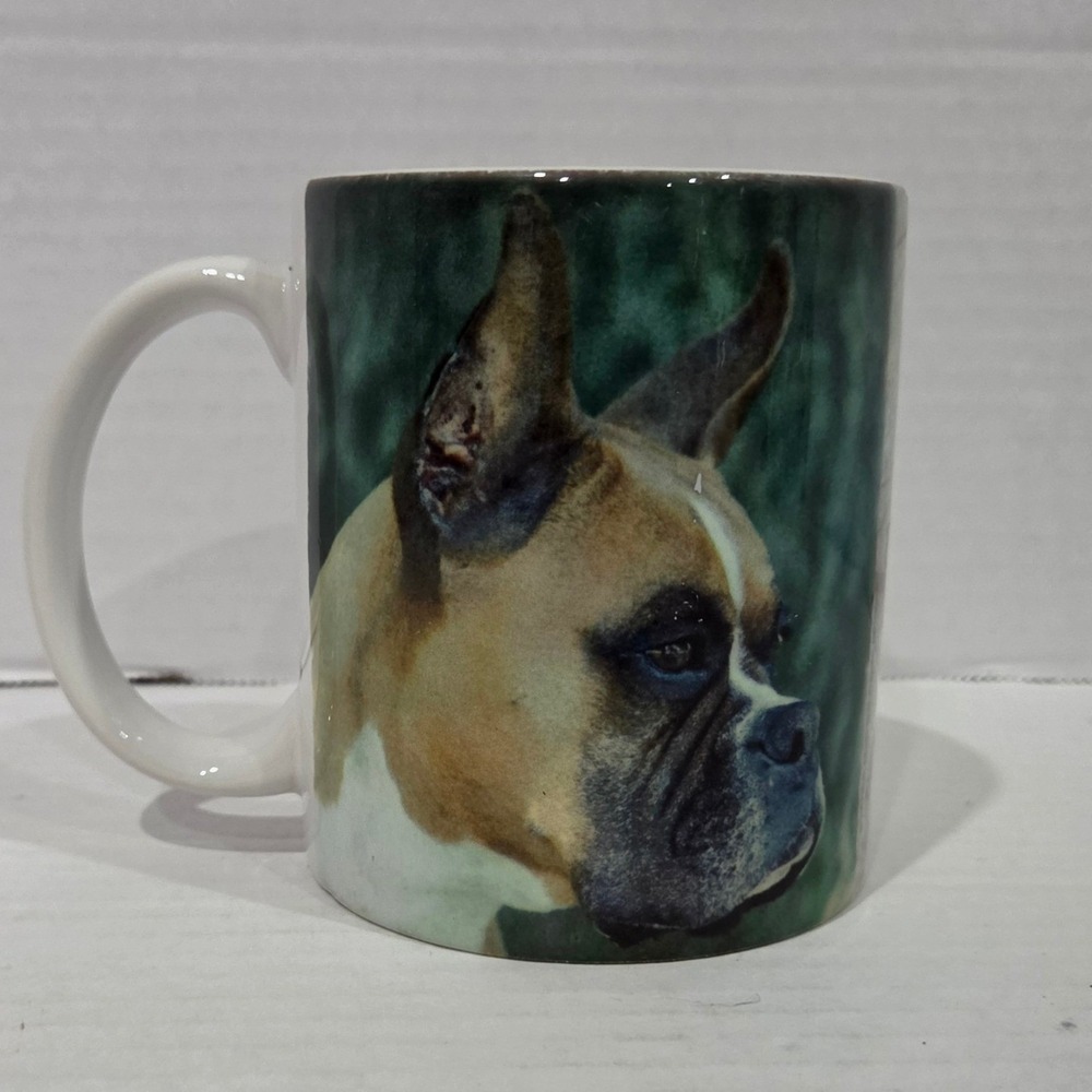 Xpres Boxer Dog Coffee Mug Ceramic Fawn Boxer Photo Print B Augello B61068